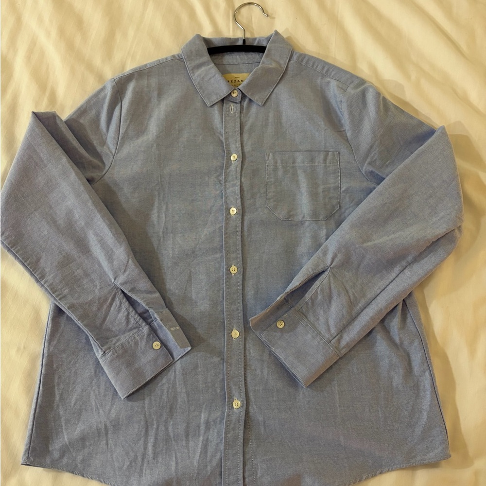 Like new Sezane Light Blue Button-Down Shirt